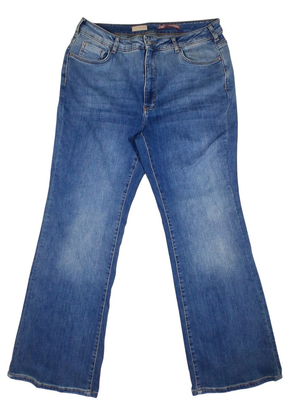 Anthropologie Pilcro Jeans Womens 16W Medium Wash Wide Leg High Rise Stretch